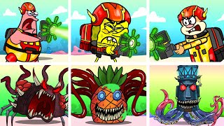 All Zoochosis Houses EXPOSED 😨| Spongebob Animation Compilation