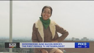 How June Bacon-Bercey became the first female TV meteorologist