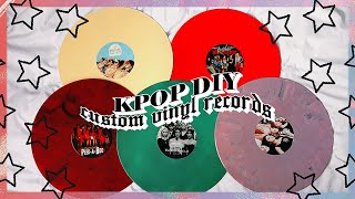 aesthetic kpop diy ☆ customize your own vinyl records