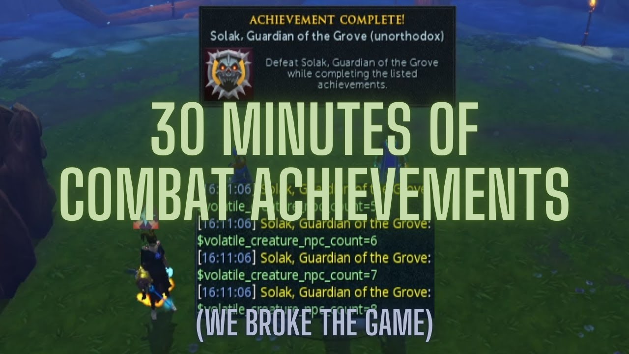 We completed one of the hardest Combat Achievements in the game - YouTube