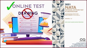 NATA 2021 APPLICATION FORM, SYLLABUS, ELIGIBILITY, EXAM PATTERN #nata2021