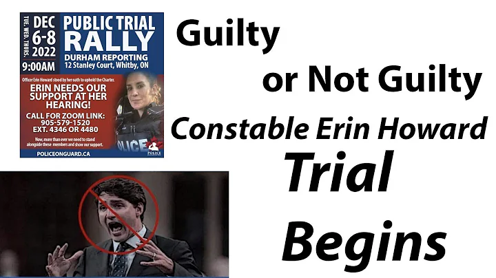 Constable Erin Howard is on trial for showing supp...