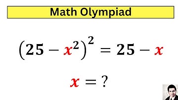 A Nice Math Olympiad Algebra Problem | You should learn this trick?