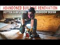 Abandoned Building Renovation Ep. 04 // Bedroom Design &amp; Subfloor