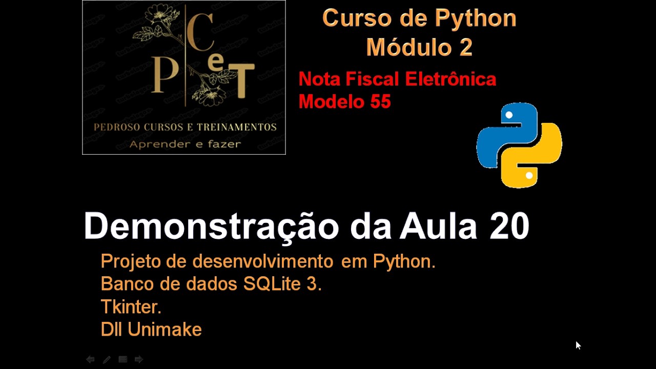 Demonstração da Aula 20 do nosso Curso de Programação Python. - YouTube