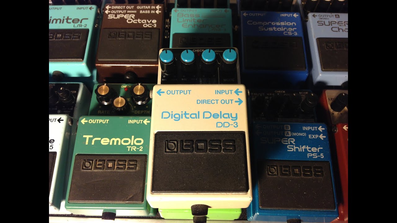 Boss Pedal Review 64: DD-3 Digital Delay - YouTube