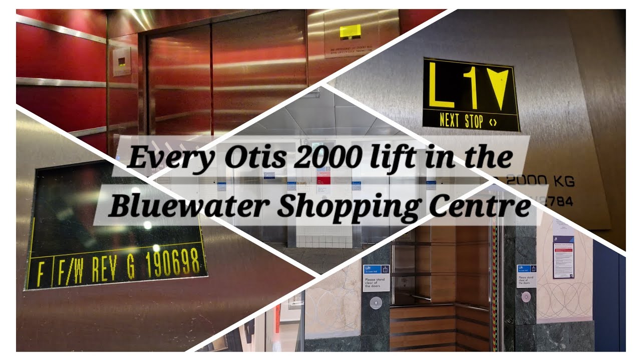 Riding every Otis 2000 Lift in the Bluewater Shopping centre