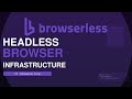 Browserless - Headless Browser Infrastructure (Run Chrome at Scale)