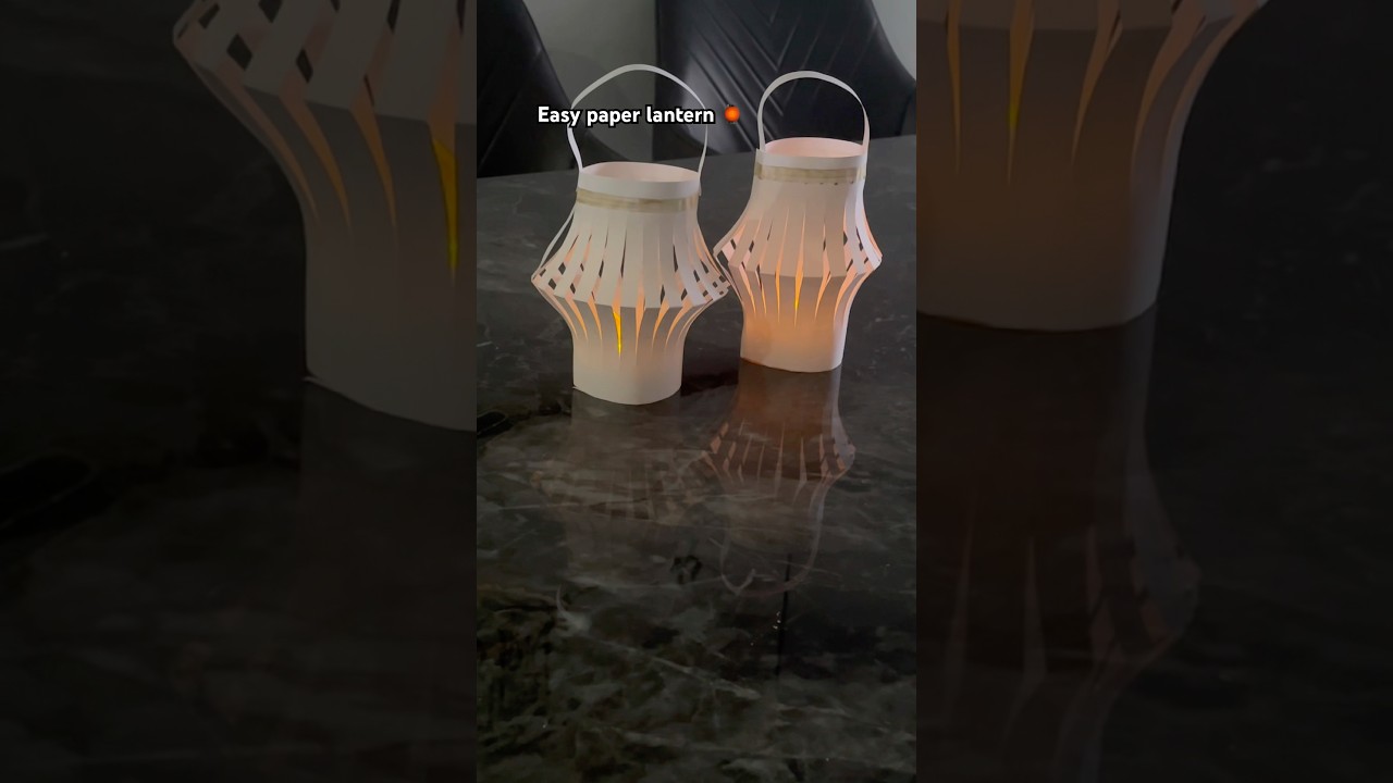 DIY Ramadan decorations |Easy paper lantern 