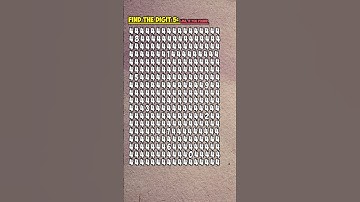 🧠👁️ Find the Odd Digit l The Ultimate Odd Number Challenge.  #quiz #viralvideo  #brainteasers