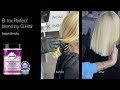 G.Hair B-tox Perfect Blond before and after