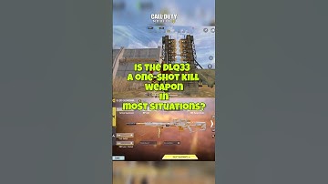 One SHOT, One KILL DLQ33 Overpowered SNIPER IN COD MOBILE