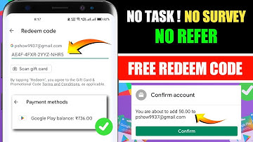 No Task - No Survey - No Refer - Get Free Google Play Redeem Code | Free Redeem Code App