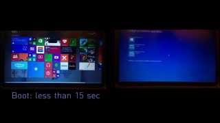 Dell 7520 boot with and without Intel Smart Response Technology