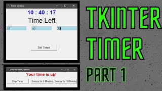 Tkinter Timer in Just 75 Lines of Code!! Part 1