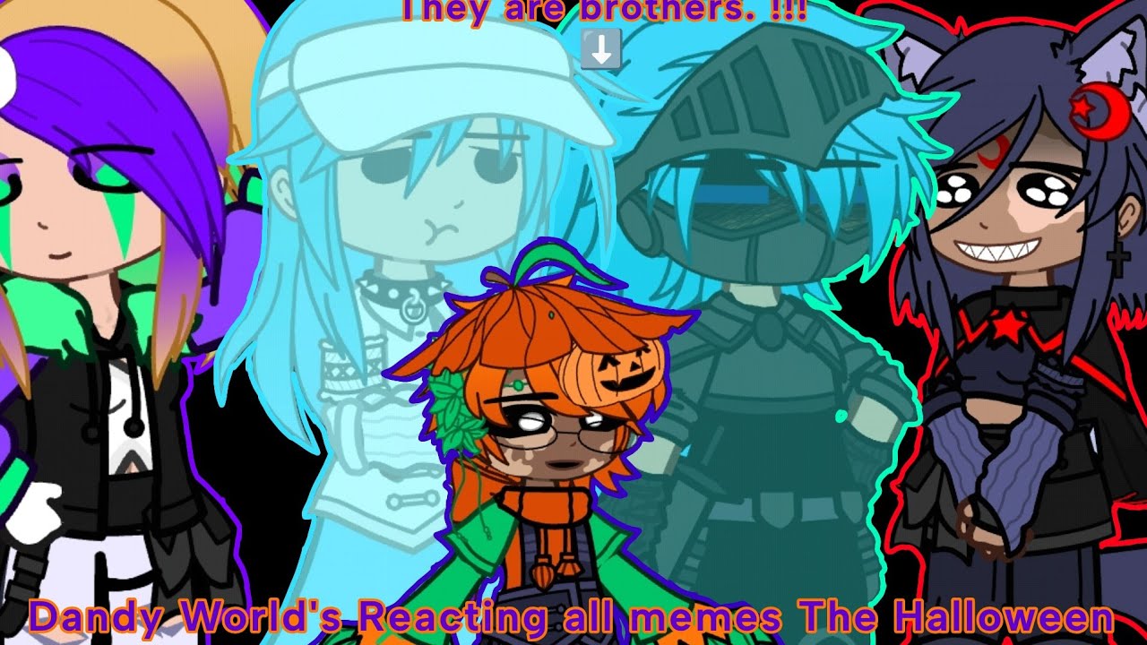 Dandy World's Toon's Halloween reacting to memes