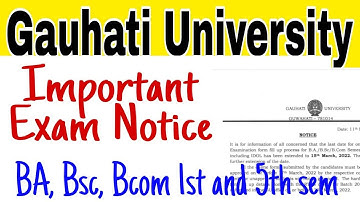 gauhati university form fill up 2022 | 1st semester form fill up 2022 gu