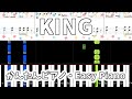 【簡単ピアノ楽譜】KING - Kanaria | Easy Piano Tutorial