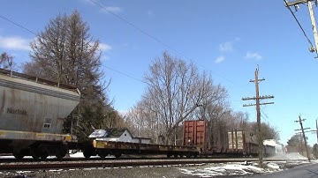 NS 37Q in Hi Def at Shenandoah Junction,WV on 1/18/14