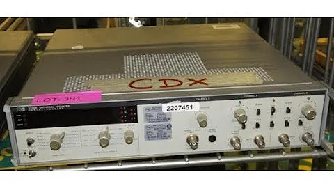 HP5328B Frequency Counter,  tear down, inspection and repair (Hewlett Packard test equipment)