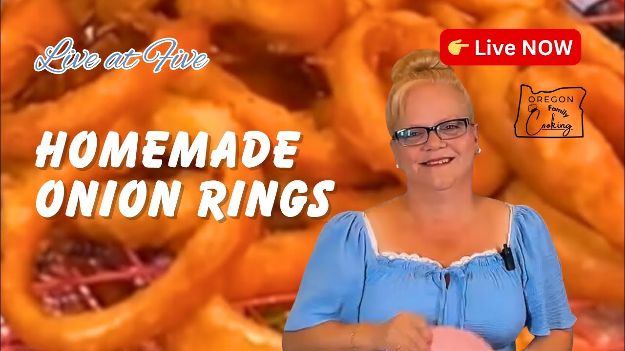Homemade Onion Rings at Live at Five | Crispy, Golden & Easy