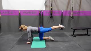 Straight Leg Donkey Kicks
