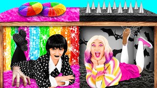 Wednesday Addams Yatağın Altındaki Gizli Odalar Parara Challenge