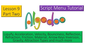 Step by Step Script Menu Tutorial | Algodoo || Lesson 9 | Part Two