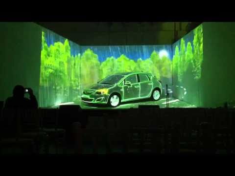 Opel video projection