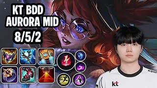 KT Bdd Aurora Mid VS Azir SoloQ Replay 20260429