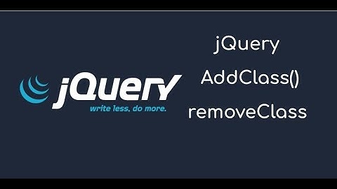 Add Remove Active Class On Click - Html CSS and Javascript