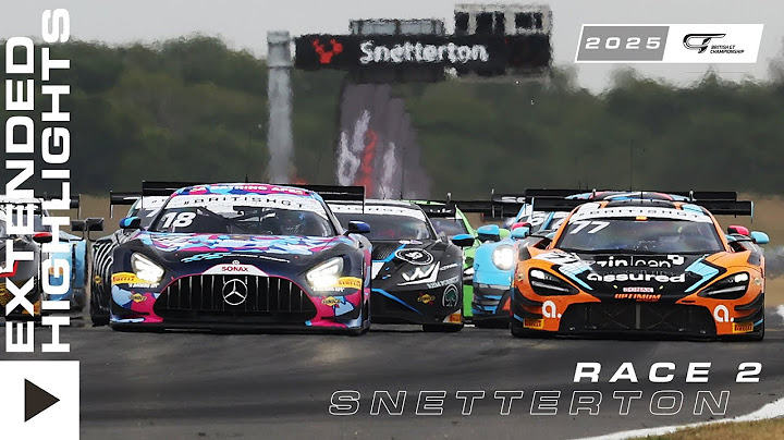 Extended Highlights I Snetterton Race 2 I 2025 British GT Championship