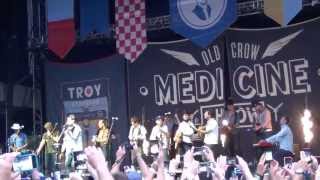 Chords for Old Crow Medicine Show- "Wagon Wheel" (Live w/ Mumford & Sons)- GOTR Troy Stopover 2013
