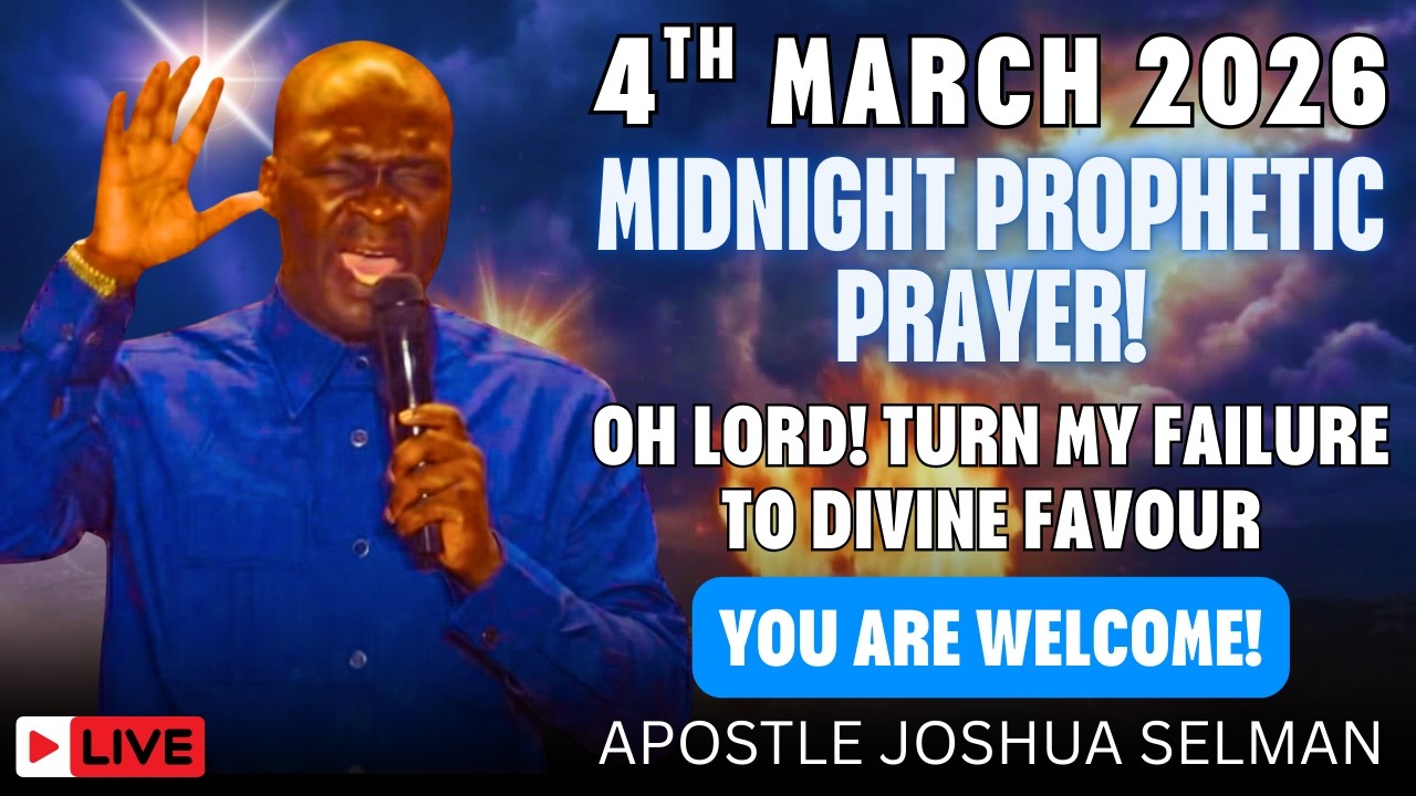 OH LORD! TURN MY FAILURE TO DIVINE FAVOUR | APOSTLE JOSHUA SELMAN #apostlejoshuaselman #prayer