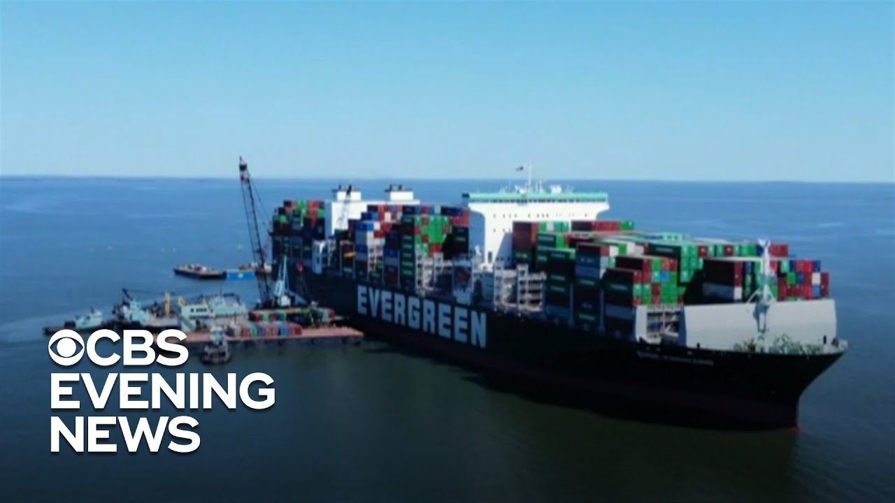 Container ship stuck in Chesapeake Bay for more than a month is free