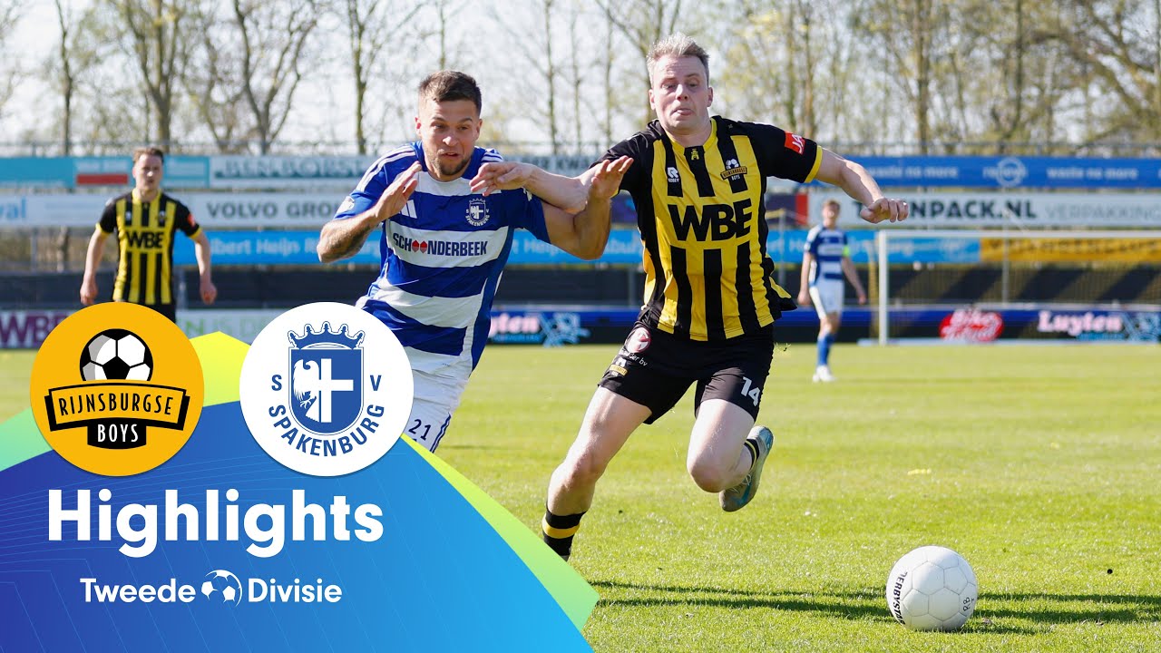 🧄 Uien HALEN UIT! | Highlights Rijnsburgse Boys - SV Spakenburg