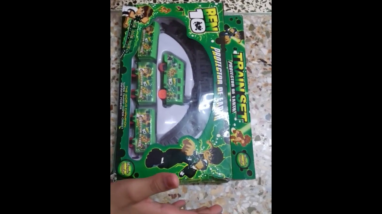 BEN 10 TRAIN unboxing video