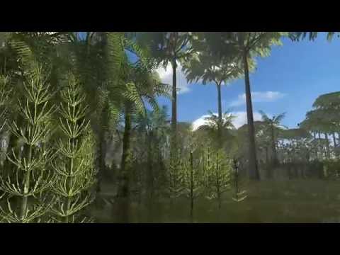Carboniferous forest realtime visualization