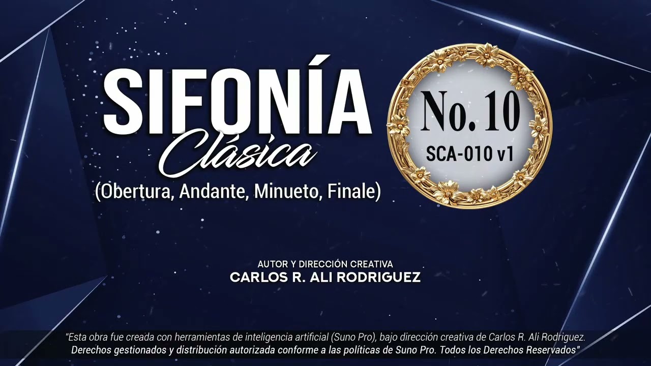 Sinfonía No. 10 – Música clásica para estudiar | Obertura, Andante, Minueto, Finale | SCA-010 v1