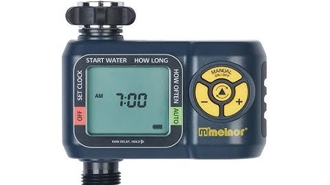 Melnor AquaTimer 1-Zone Automatic Water Timer - Overview