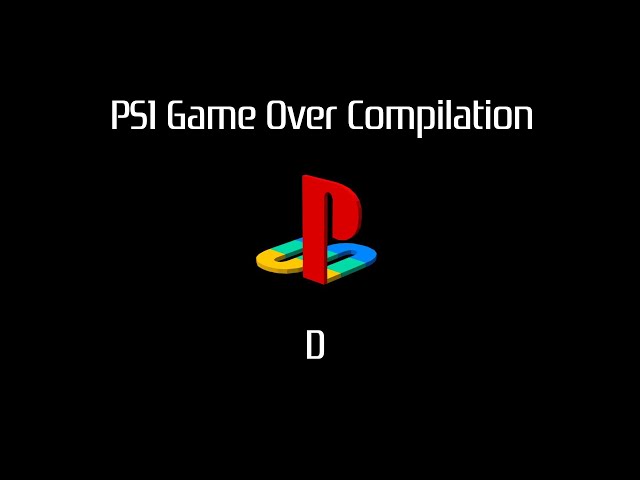 PS1 Game Over Compilation - D