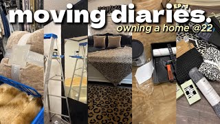 moving diaries ep2: decor, painting, settling in, making my house a home| owning a home a home @ 22