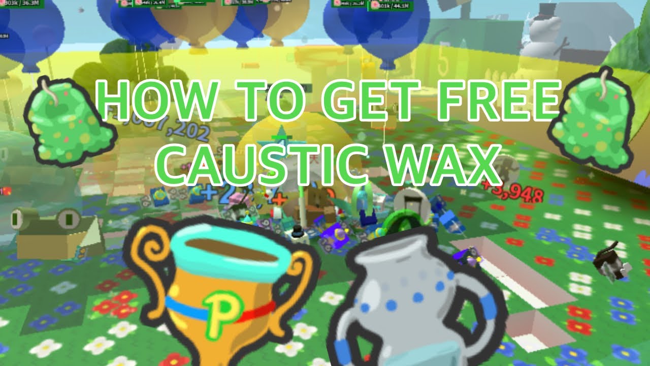 How to get FREE CAUSTIC WAX in Bee Swarm Simulator YouTube
