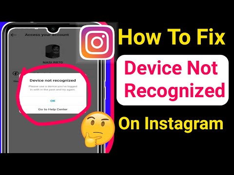 How To Fix Instagram Device Not Recognized - 2022 | Instagram Device Not Recognized Problem