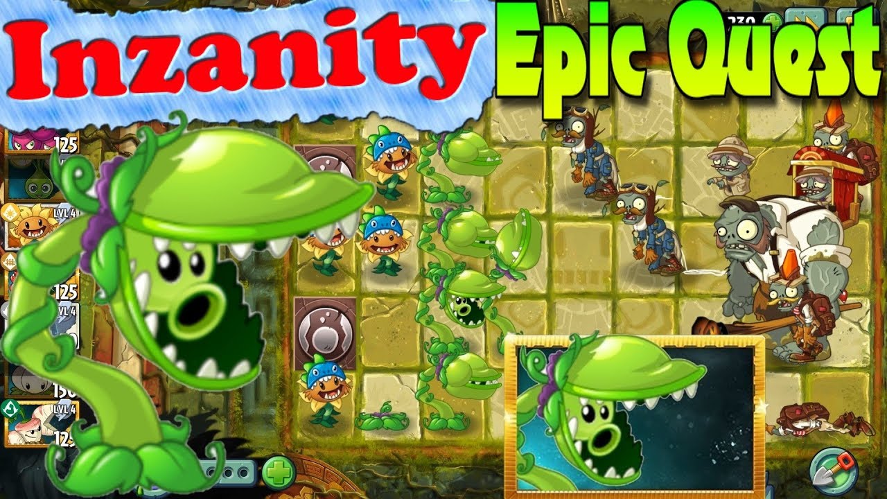 Plants vs. Zombies 2 Snap Pea in INZANITY Epic Quest