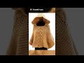 Creative Layering: Stylish Knit and Crochet Poncho Ideas #Shorts 🥻🧣