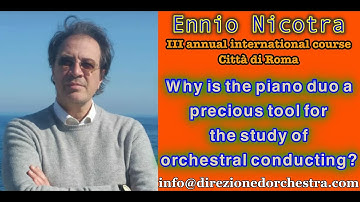 Orchestral conducting masterclass with Ennio Nicotra.