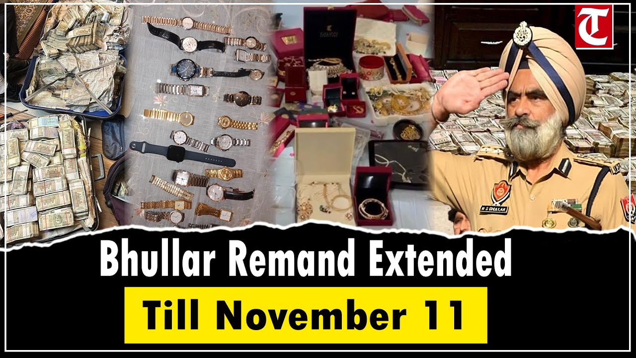 CBI Court Extends Remand of Suspended Ropar DIG Harcharan Singh Bhullar Until Nov 11