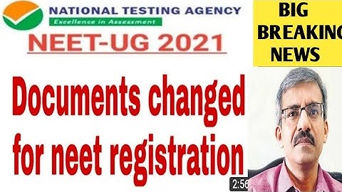 Neet 2021 application form documents changed|REGISTRATION form Date|Neet 2021 latest news|Neet 2021