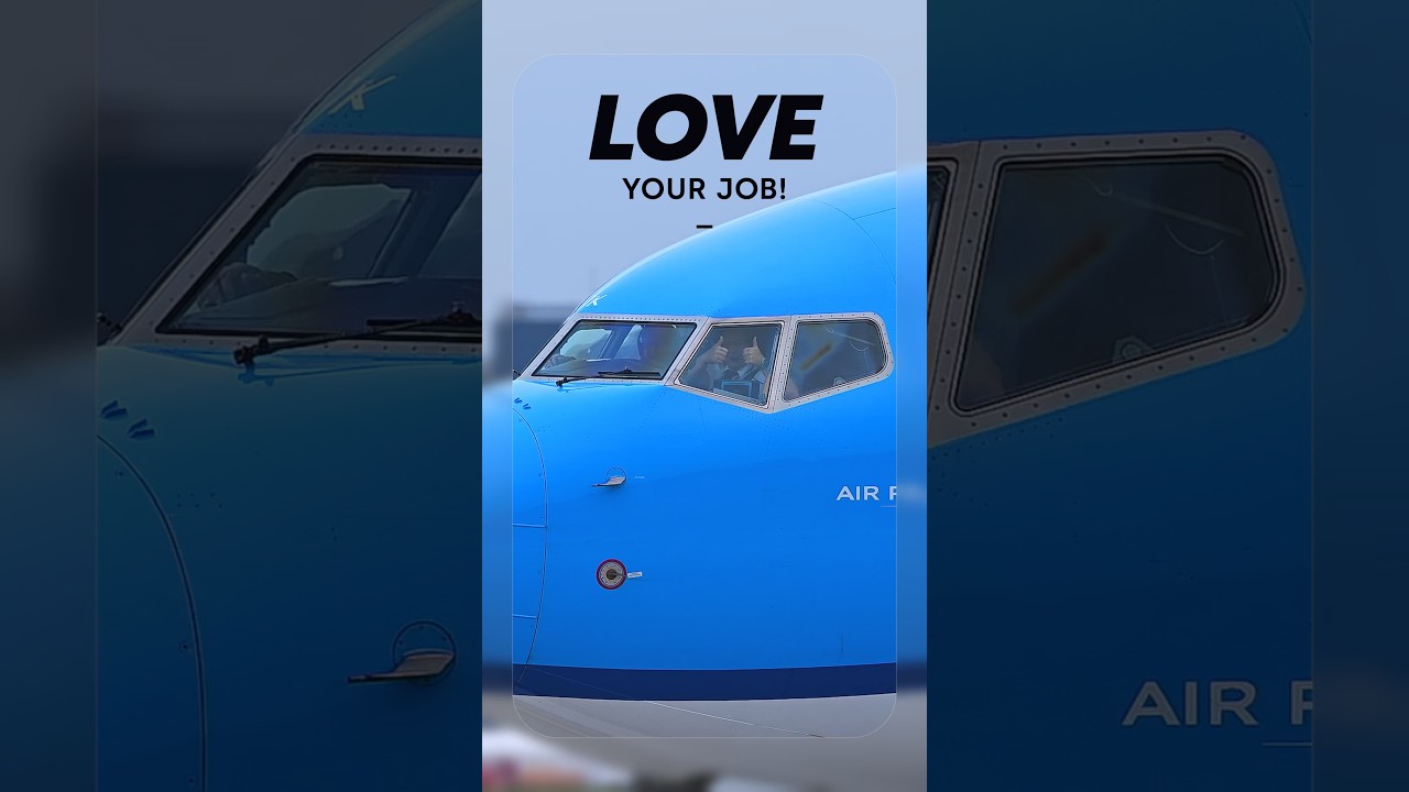 KLM Captain having a good time